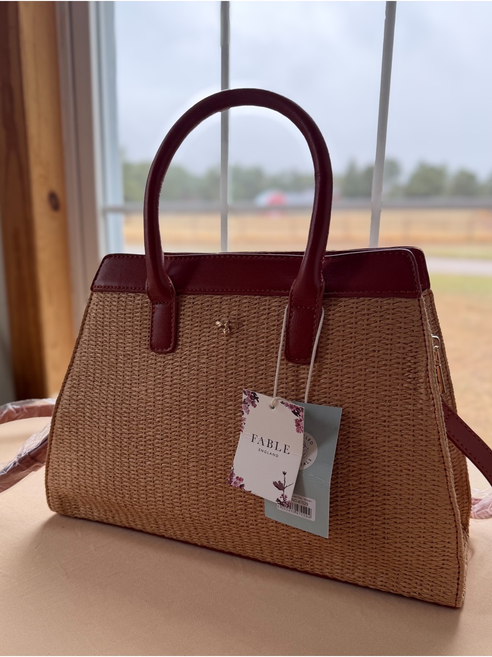 Fable England Woven Alice Tote Bag